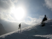 SALITA AL PASSO SAN MARCO con le pelli il 5 gennaio 2011  - FOTOGALLERY